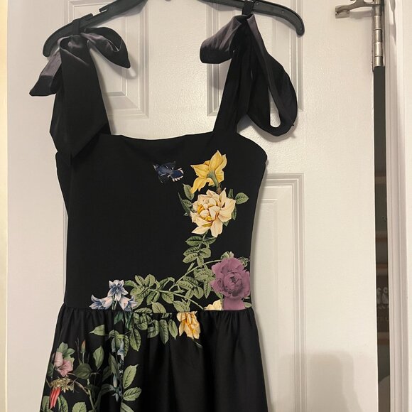 ALICE & OLIVIA "ORIANA" DROP-WASIT DRESS - Picture 8 of 15